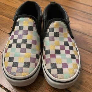 Girls checkered vans